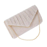 Mini Flap Shoulder Bag Chain Wedding Clutch Bridesmaid Bag