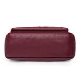 Women's Solid Messenger Bag High Capacity Shoulder Bags