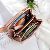 Women Mini Matte Leather Shoulder Messenger Bags Clutch Bolsas