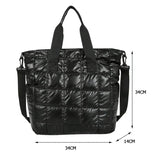 Women's Quilted Top-handle Bag Embroidered Crossbody Bag