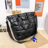 Women's Quilted Top-handle Bag Embroidered Crossbody Bag