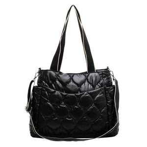 Large Nylon Crossbody Tote Messenger Bag