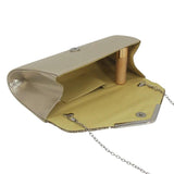Glitter Pu Ladies Hasp Clutch Bag Prom Female Shoulder Crossbody Bag