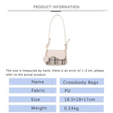 Lattice Leather Crossbody Bag for Women Small Shoulder Bag
