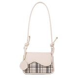 Lattice Leather Crossbody Bag for Women Small Shoulder Bag