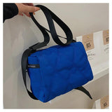 Women's Winter Shoulder Bag with Pendant