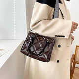 Vintage Small Tote Bag PU Leather Crossbody Sling Bags Short Handle