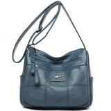 Women's Soft PU Leather Shoulder Bag Crossbody Bag Big Capacity