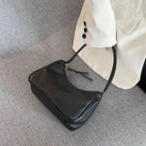 Small Lady Underarm Bag High Leather Shoulder Bags Women's Handbag