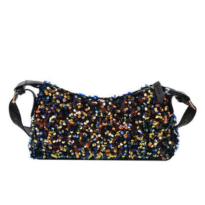 Sequin Shoulder Bag Saddle Bag Messenger Bag