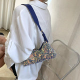 Sequin Shoulder Bag Saddle Bag Messenger Bag