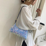Sequin Shoulder Bag Saddle Bag Messenger Bag