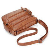 Retro Women Shoulder Bag Soft Leather Mother Messenger Bag Fashionable