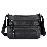 Retro Women Shoulder Bag Soft Leather Mother Messenger Bag Fashionable