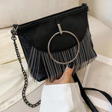 Leather Zipper Bag for Women Casual Messenger Shopping Travel Party