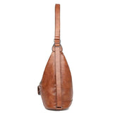 Women PU Leather Rucksack Travel Shoulder Bag Backpack Zipper Tote Daypack