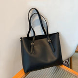 Women's PU Leather Shoulder Bag Casual Large Capacity Tote Handbags