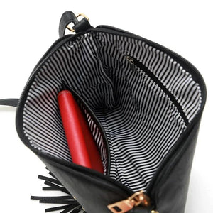 Women's Tassel Shoulder Bag Crossbody Clutch Purse Handbag
