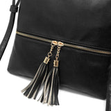 Women's Tassel Shoulder Bag Crossbody Clutch Purse Handbag