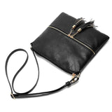 Women's Tassel Shoulder Bag Crossbody Clutch Purse Handbag