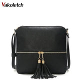 Women's Tassel Shoulder Bag Crossbody Clutch Purse Handbag