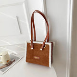 Soft Plush Crossbody Bag for Women Winter Lambswool Handbag