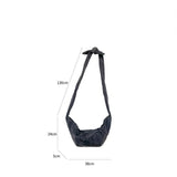 Nylon Messenger Bag Lightweight Student Shoulder Bag