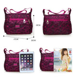 Women Shoulder Bag Nylon Messenger Waterproof High Capacity Bags