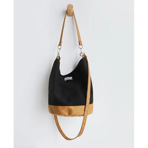 Cotton Canvas Shoulder Bag Eco Friendly Handbag Tote Print Bucket Bag B005