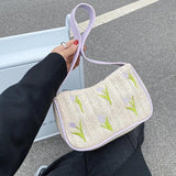Summer Beach Shoulder Bag Ins Wild Holiday Small Square Bag