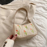 Summer Beach Shoulder Bag Ins Wild Holiday Small Square Bag