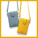 Women Soft Leather Wallets Crossbody Shoulder Strap Handbag
