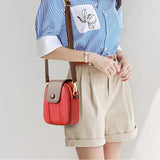 Stylish PU Women's Shoulder Bag Mini Messenger Wallets