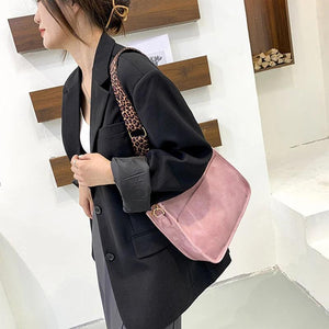 Leopard Print Shoulder Strap Tote Bags Female Rainbow Purses And Handbags