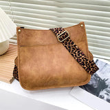 Leopard Print Shoulder Strap Tote Bags Female Rainbow Purses And Handbags
