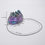 Purple Quilted Cotton Shoulder Bag for Women