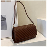 Women PU Leather Handbag Underarm Shoulder Bag Totes Purse Pouch