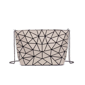 Geometric Folding Shoulder Bag for Women Crossbody Clutch Evening Bag