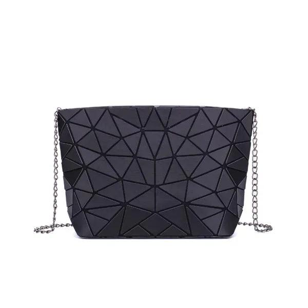 Geometric Folding Shoulder Bag for Women Crossbody Clutch Evening Bag