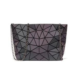 Geometric Chain Messenger Bag Women's Sling Bag