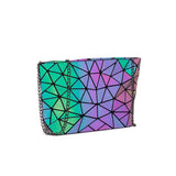 Geometric Chain Messenger Bag Women's Sling Bag