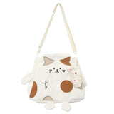 Cat Bag Women Girl Shoulder Cross Body Student BookBag