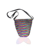 Sequins Fish Tail Mermaid Wallet Pouch Women Shoulder Bag