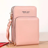 Multifunctional Women Shoulder Bag Touch Screen Messenger Mobile Phone Bag