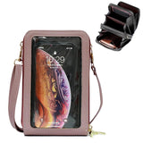 Multifunctional Women Shoulder Bag Touch Screen Messenger Mobile Phone Bag