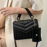Embroidered Thread Shoulder Messenger Tote Bag Torebki