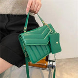 Embroidered Thread Shoulder Messenger Tote Bag Torebki
