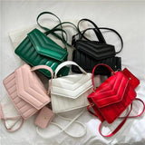 Embroidered Thread Shoulder Messenger Tote Bag Torebki