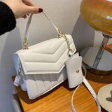 Embroidered Thread Shoulder Messenger Tote Bag Torebki