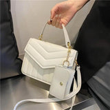 Embroidered Thread Shoulder Messenger Tote Bag Torebki